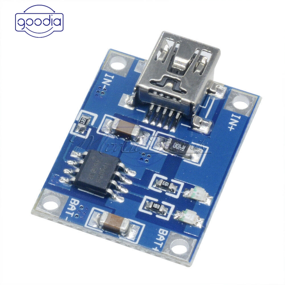 ✈【Fast/COD】✈ 1/5/10PCS TP4056 5V 1A Mini/Micro USB 18650 Lithium Battery Charger Board Module