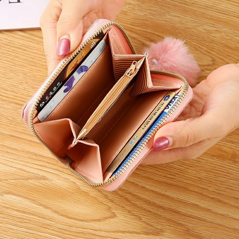 Arifirn FC 11 - Dompet Lipat Wanita Free PomPom