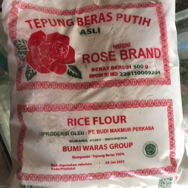 

Tepung Beras Rose Brand 500g