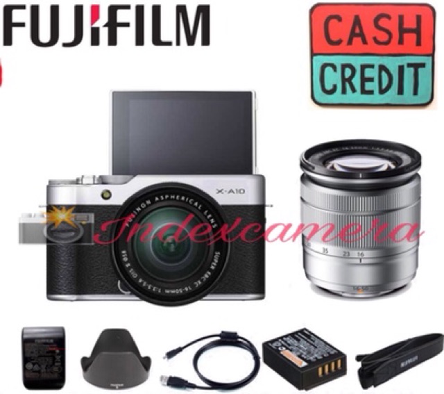 Fujifilm X-A10 Kit 16-50MM OIS II PROMO PAKET LENGKAP-5