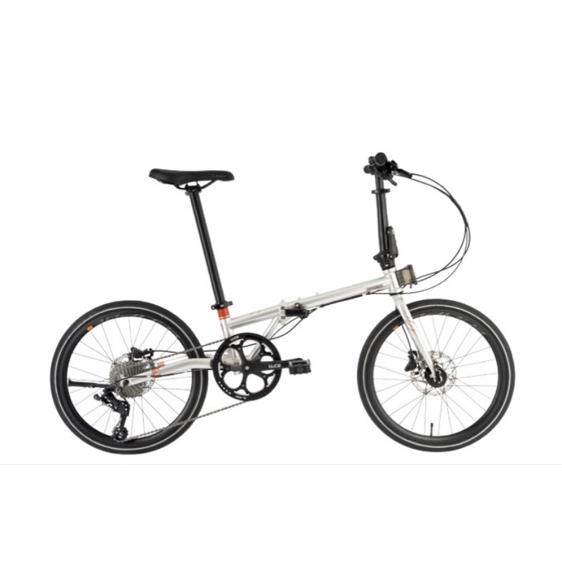 SEPEDA LIPAT ELEMENT CLIP 451 2022 10 SPEED 20 INCH SILVER ,HYDRAULIC DISC BRAKE, FRAME CHROMOLY, 10