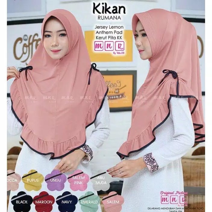 HIJAB INSTANT KIKAN ORI AHFILL / FARRAH ARJUNA HIJAB