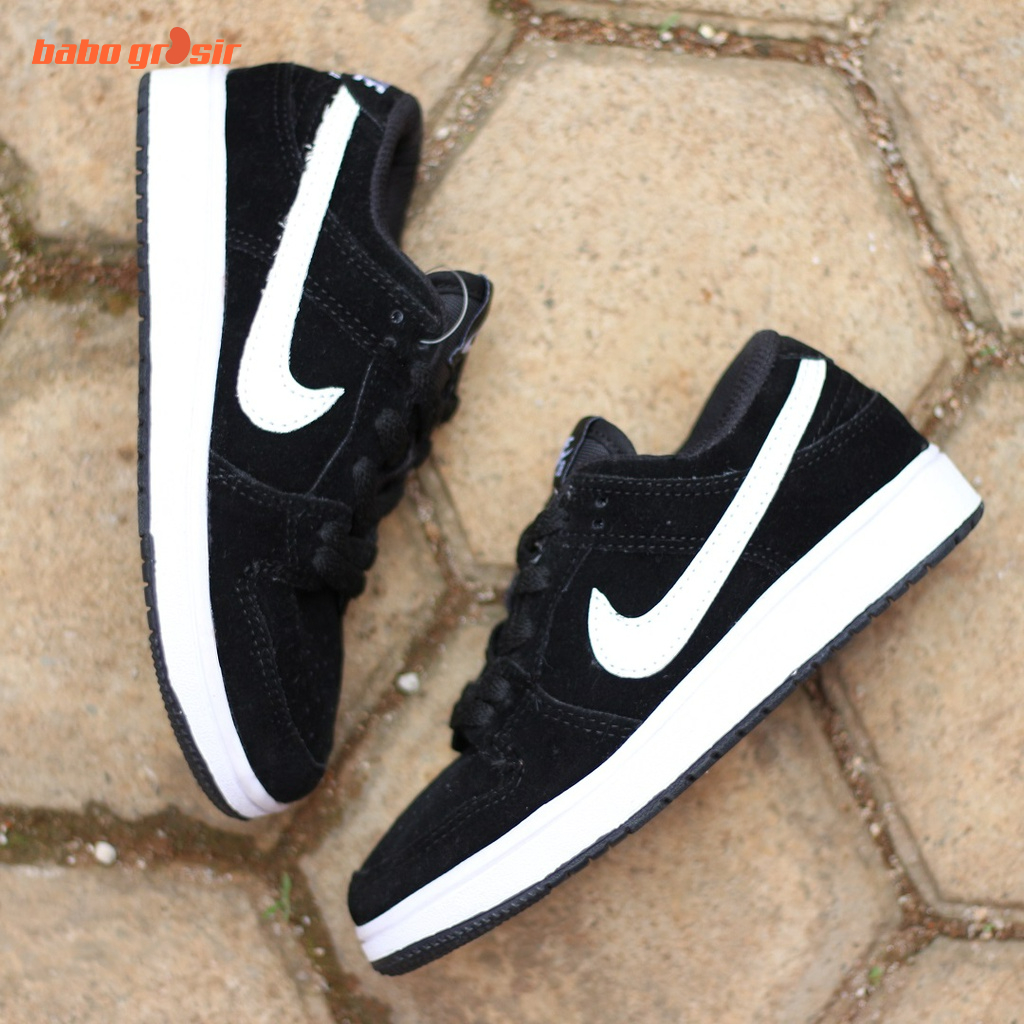 PROMO Sepatu Anak Nike SB KIDS Black White Suede Premium Quality, Harga Murah, Kualitas Mewah