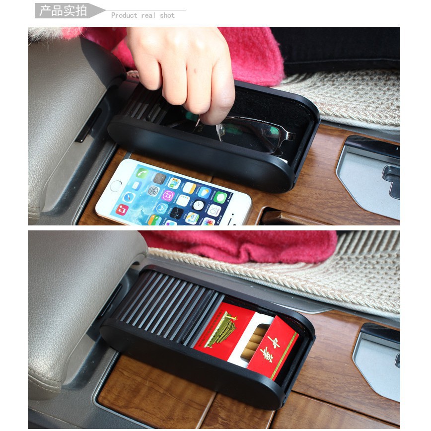 1 PCS Portabel Car Organizer Ponsel Rokok Holde Kontainer Aksesoris Interior Mobil Tas Penyimpanan