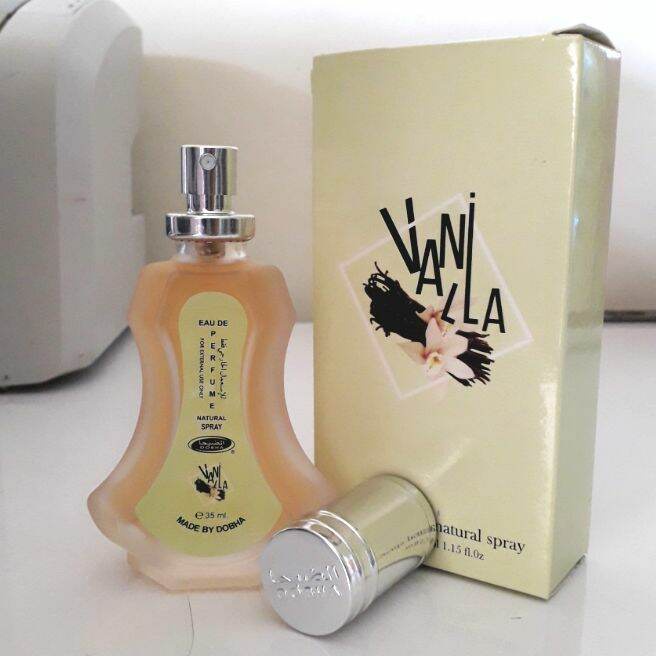 VANILLA Parfum DOBHA Spray 35ml EDP Eau De Parfume Natural Spray BPOM &amp; MUI
