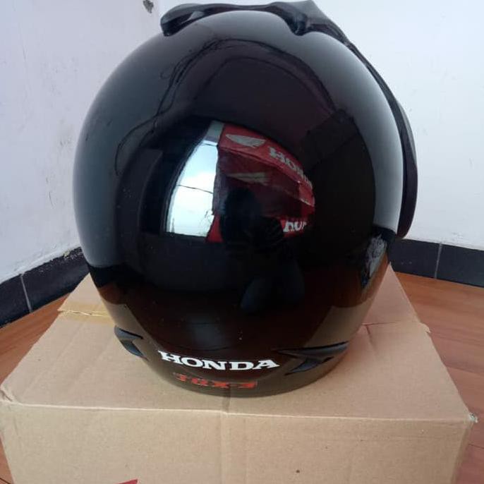 Helm Helmet Honda Sni Original Trx 3 - Hitam