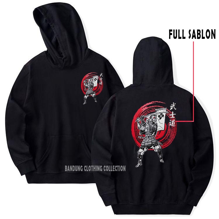 Jaket SAMURAI JAPANESE HOODIE }} Jaket Sweater Hoodie Jepang Samurai Keren Original Pria COD Bayar ditempat