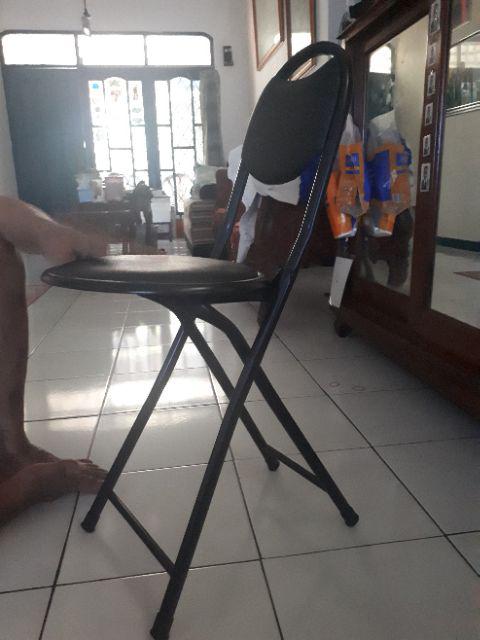 Krisbow Folding Chair Kursi Lipat Bangku Besi Piknik Shalat Sholat