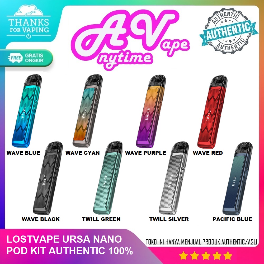 New Colour Ursa Nano Pod Lostvape Asli 100%