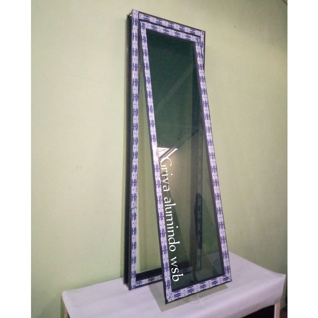 jendela aluminium ukuran 40×150