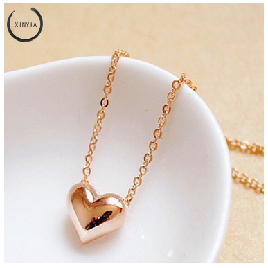 ✅COD Kalung Rantai Liontin Love Hati