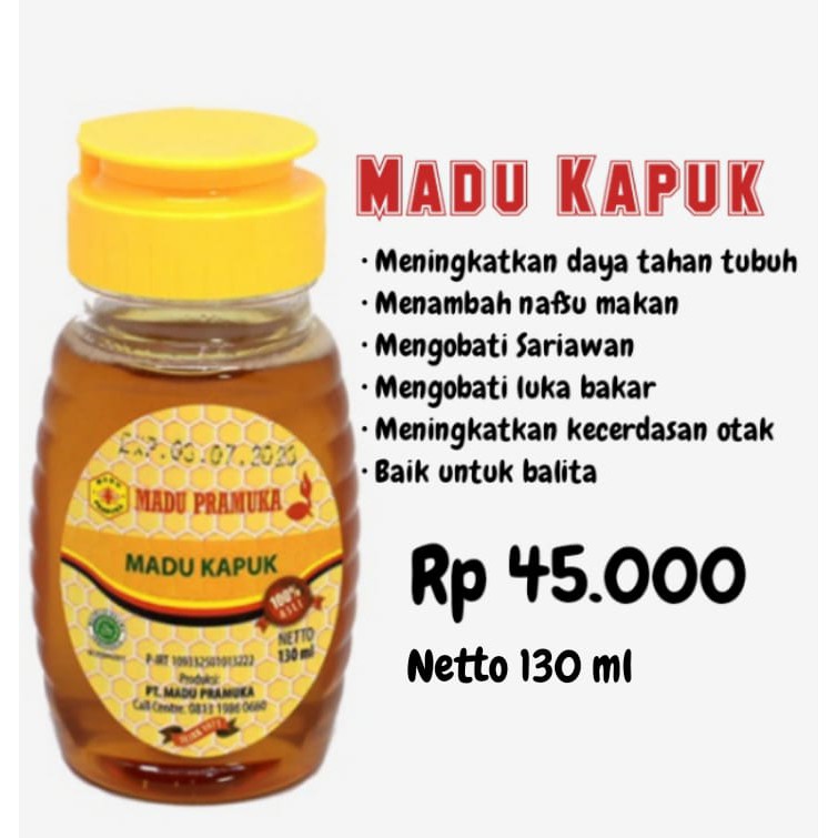 Madu asli Pramuka Kapuk 130ml