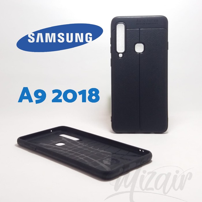 Soft Case Autofocus Samsung A9 2018 /Softcase/Leather /Kulit Jeruk