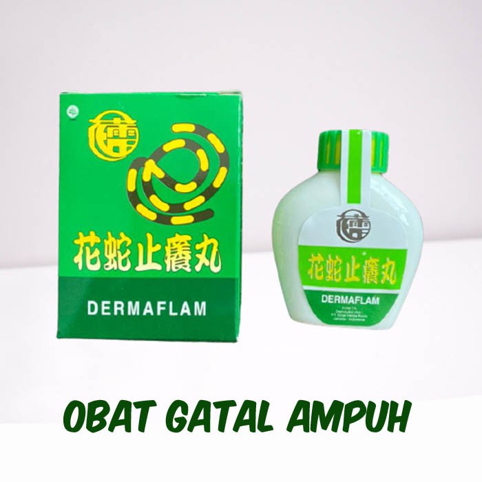 Dermaflam (Snake Itch Removing Pills) - Obat Gatal Alergi Ampuh isi 20 Kapsul