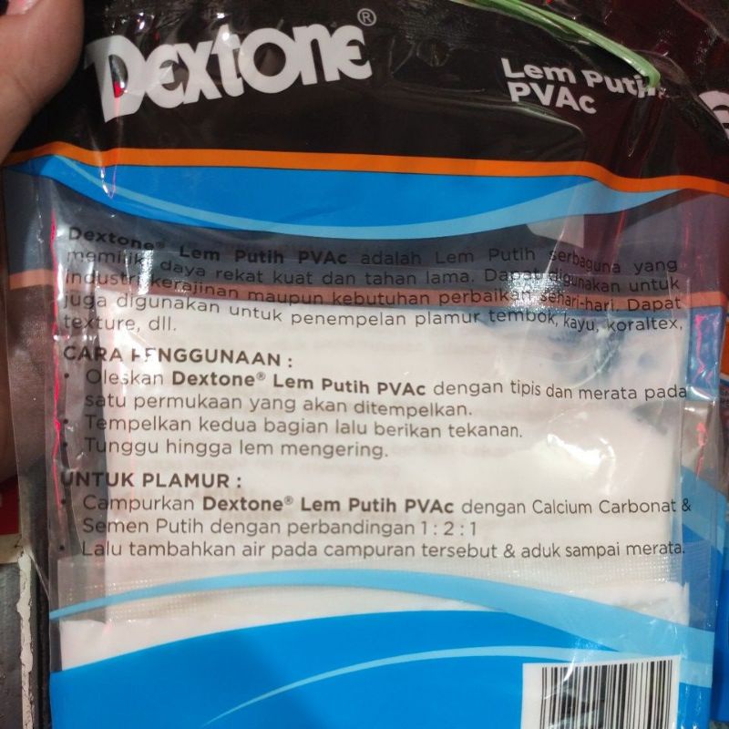 lem kayu lem plamur DEXTONE lem putih PVAc 350g (kampelan 350g)