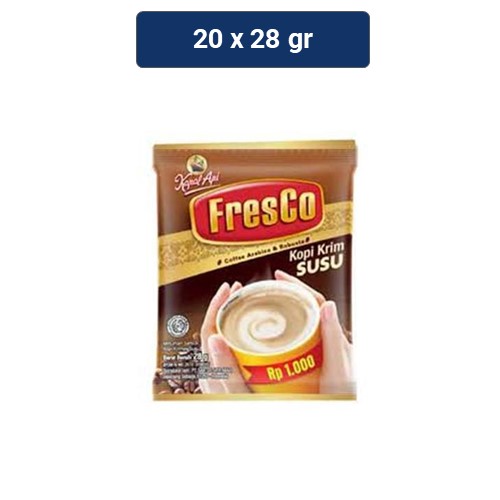 

Kapal Api Fresco Kopi Krim Susu 20 x 28 gr