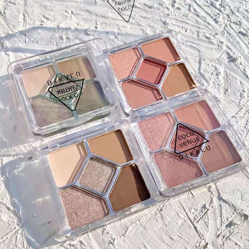 DIKALU EYESHADOW PALETTE 5 WARNA KEMASAN BELAH KETUPAT