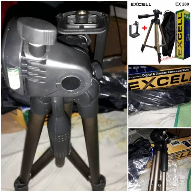 Baru Tripod Excell EX 280 plus holder