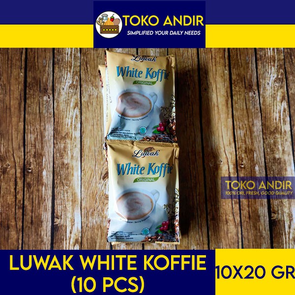

Luwak White Koffie 3 in 1 - Kopi Putih Instan Enak & Lembut