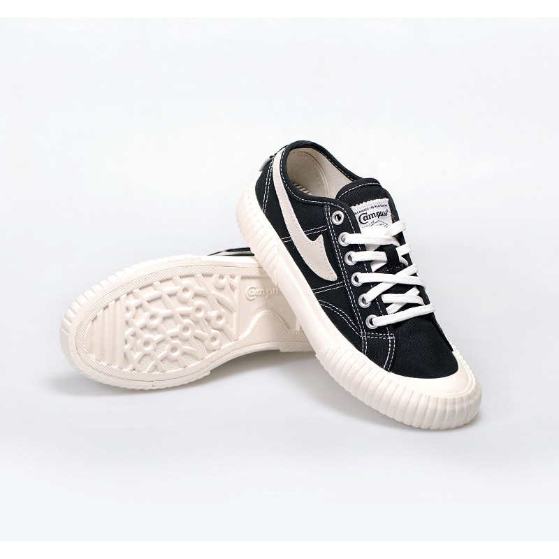 Sepatu Campuss Semesta Low Black White Sneakers Vulcan [3177231777883]