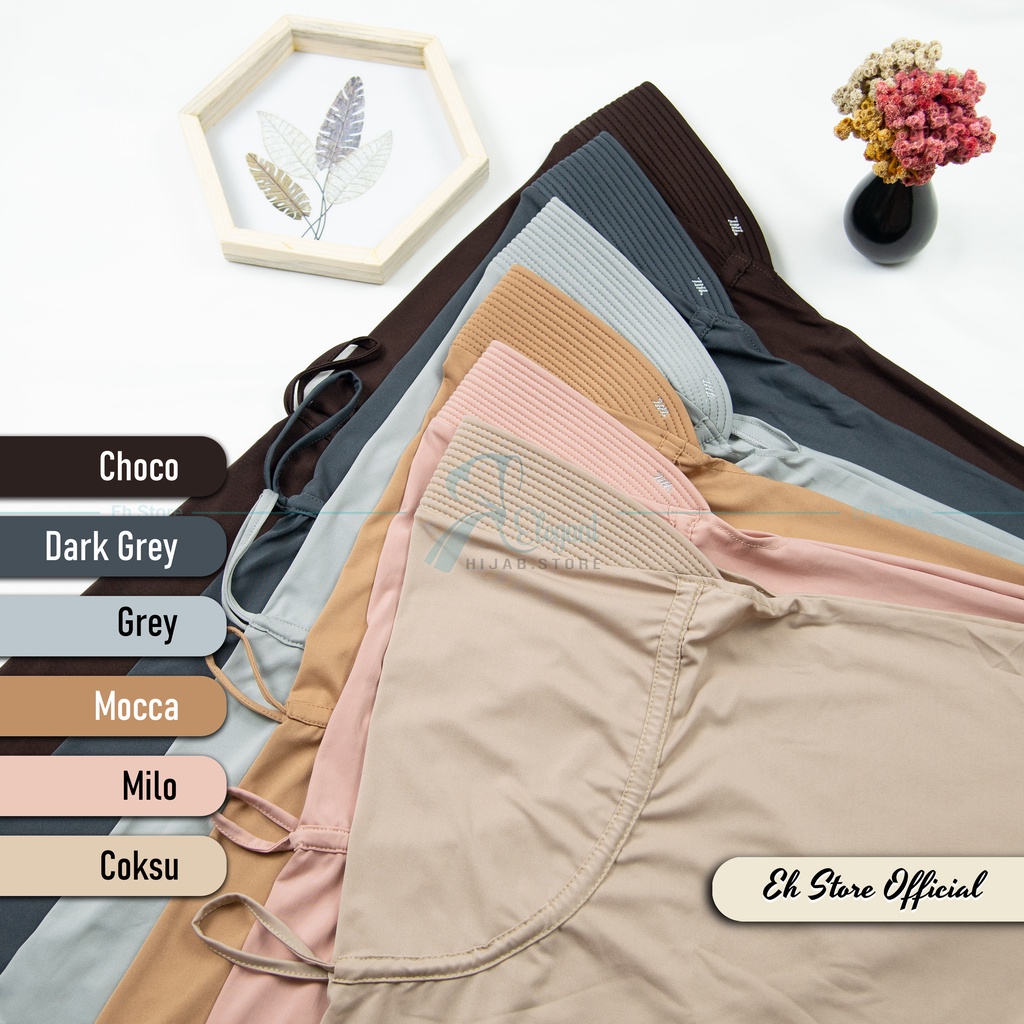 JILBAB INSTAN KHIMAR SERUT JOKOWI UKURAN L SPANDEX PREMIUM