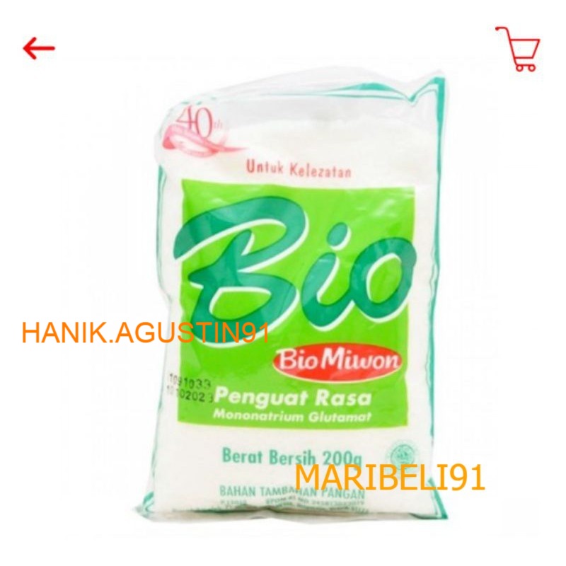 

bio miwon premium 200 gr - penyedap rasa miwon maribeli91