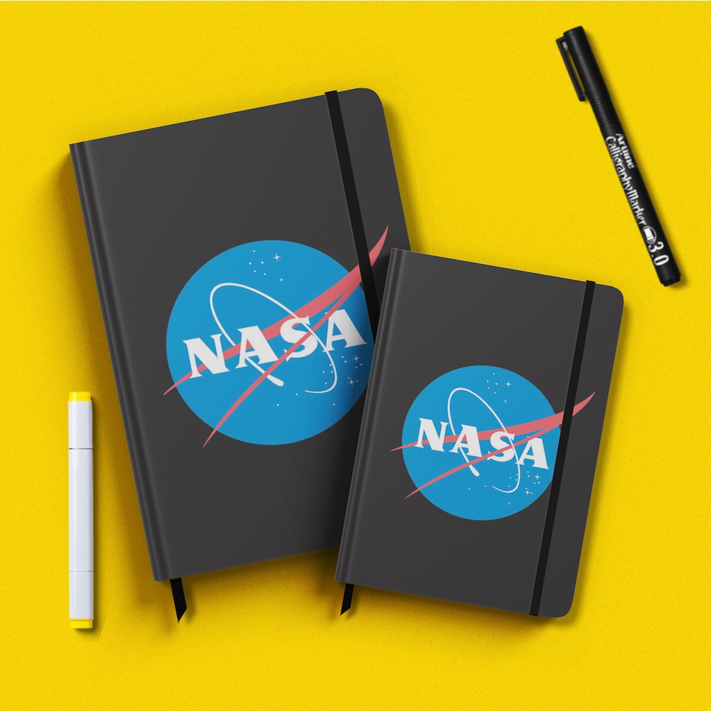 

Buku Catatan Harian Unik Nasa | Buku Notebook Hardcover Agenda Tema Nasa A5 | Buku Tulis Catatan Planner Lucu