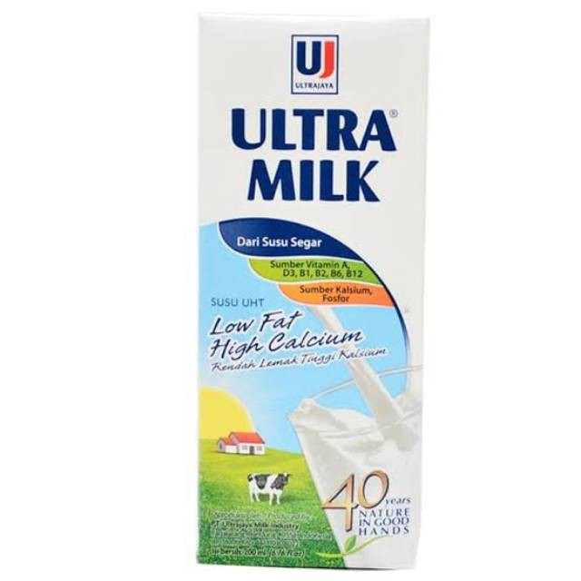 

250ml Low Fat Plain / Cokelat UHT Ultra Milk Lowfat