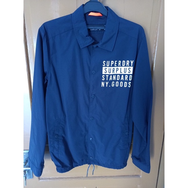 Jacket Pria Waterproof Superdry Size L