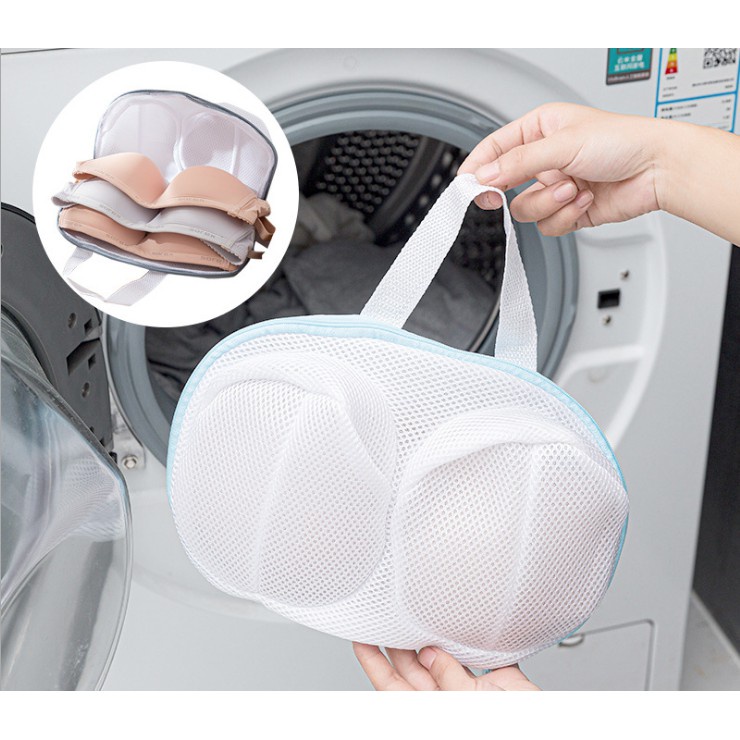 (BOW) Tempat Bra Pakaian Dalam / Keranjang Kantong BH Sarung Jaring Mesin Cuci