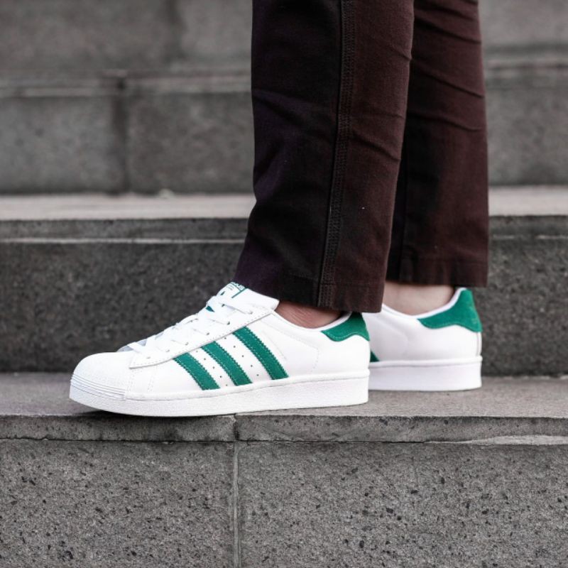 ADIDAS SUPERSTAR WHITE GREEN