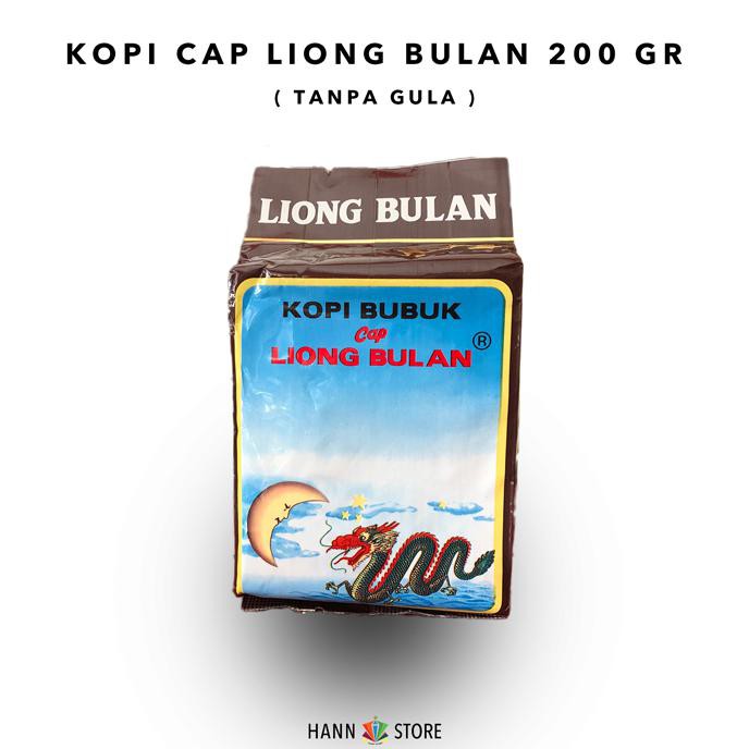 

Kopi Liong Bulan 200gr. Kopi bubuk tanpa gula. Kopi Legend Bogor. PROMO