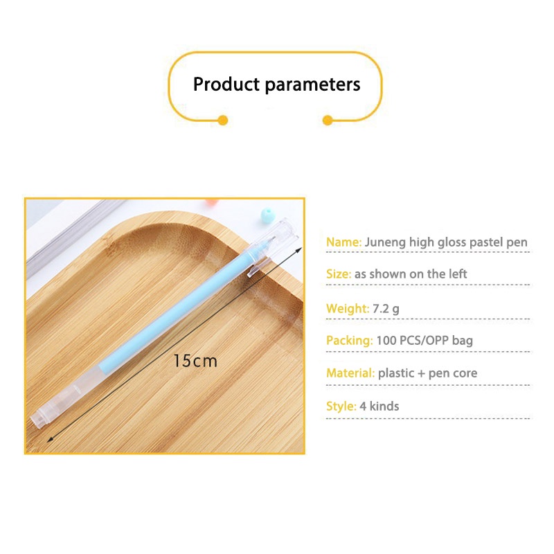 COD✨Warna Pena Gel Berkapasita Salat Tulis Besar Akun Tangan Tanda Siswa Sorotan Album Flash Pen aksesoris Perlengkapan Kantor Siswa Fashion Murah Import Ready Stock