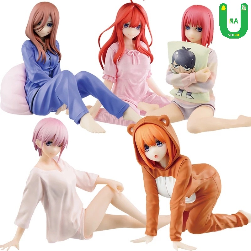ACTION FIGURE NAKANO ICHIKA NINO MIKU YOTSUBA ITSUKI BAJU PIYAMA KW  - GOTOUBUN NO HANAYOME