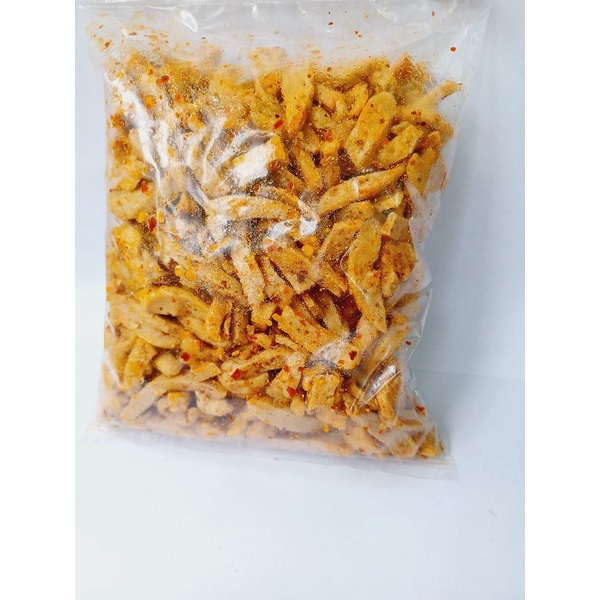 BASRENG STICK SUPER RENYAH VIRAL [ 250 gr ] /PEDAS DAUN JRUK BUMBU BASAH REMPAH ASLI/HALAL-stick Pedas 250gr