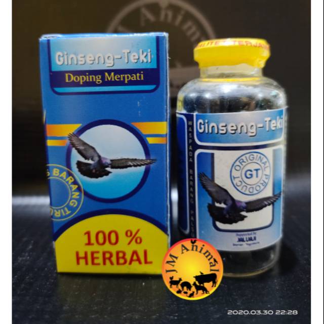 GINSENG TEKI DOPING BURUNG MERPATI JAMU HERBAL JALU AJI