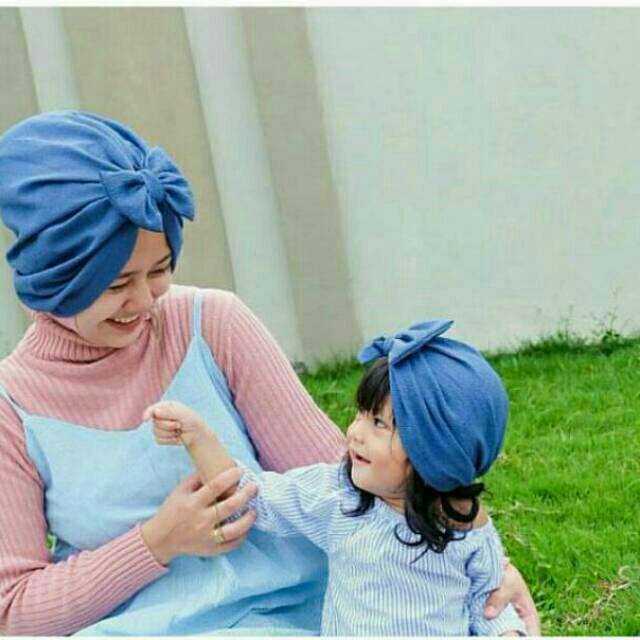 Turban Kupu couple Ibu dan Anak | Turban Couple | Turban Ibu | BISA C.O.D