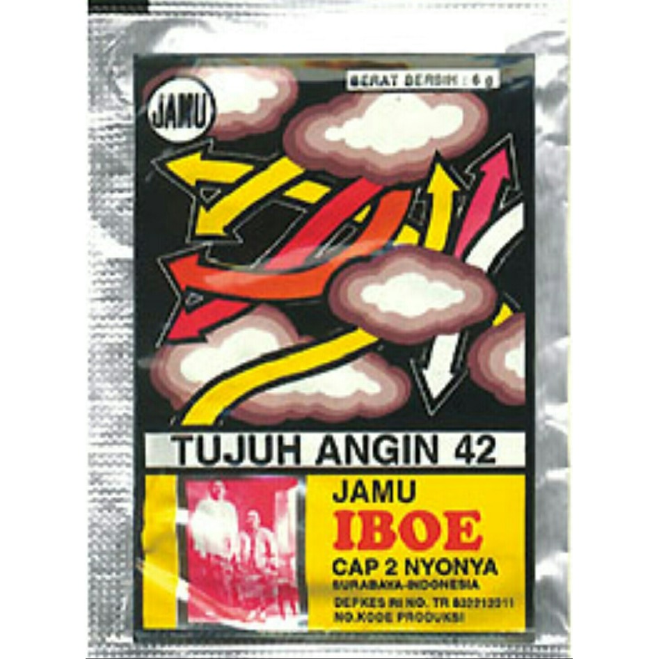 

TUJUH ANGIN 42 jamu iboe cap 2 nyonya