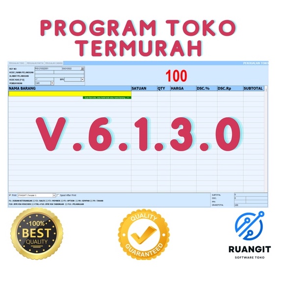 [GRATIS ONGKIR]PROGRAM SOFTWARE APLIKASI KASIR SID RETAIL PRO 6.1.3.0 PERMANEN