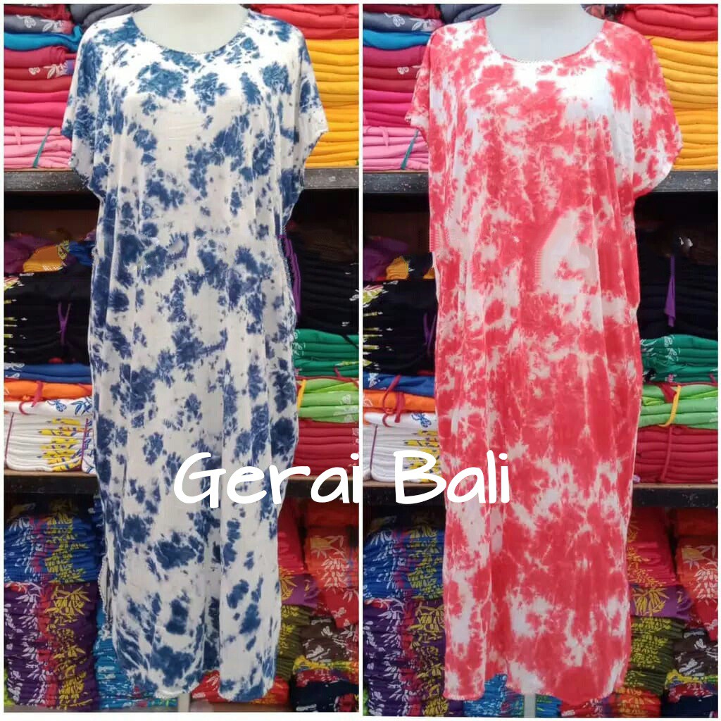 DASTER JUMBO TIE DYE KAIN HALUS BALI