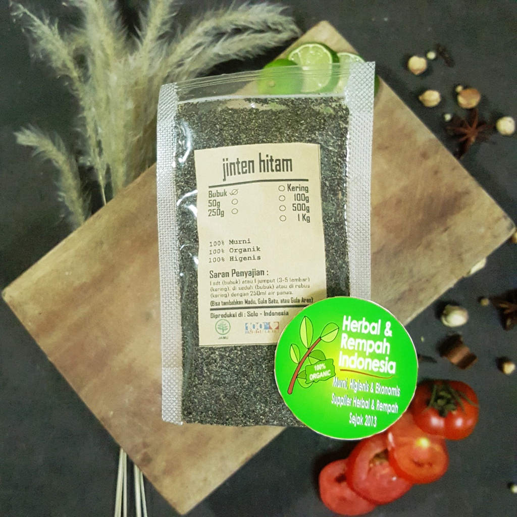 

Jinten Hitam Bubuk - 50 GR / REMPAH / JSR / 100% MURNI