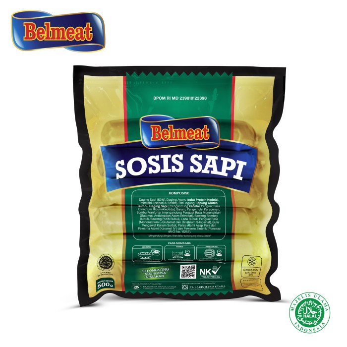 

BL Sosis Sapi Bratwurst 500 gr