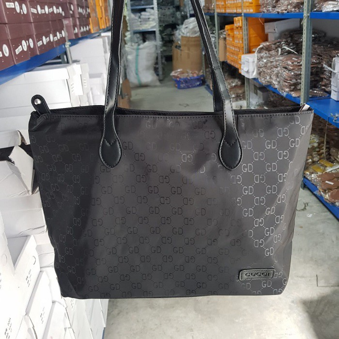 SG61172 syafniegalery GD parasut with zipper tote bag impor 7423 1317 82450 3086