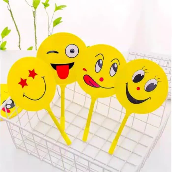 PEN EMOJI LUCU 1 LUSIN PULPEN KIPAS EMOTICON UNIK KUALITAS IMPORT TERMURAH BOLPOIN EMOT IMUT GROSIR