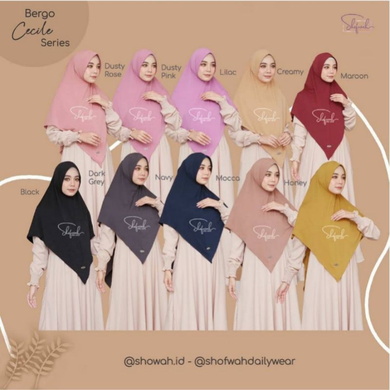 Bergo Cecile shofwah Softpad