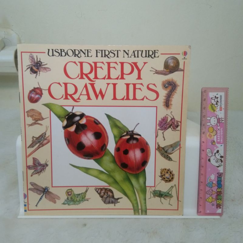 Buku pengetahuan anak Usborne First Nature CREEPY CRAWLIES