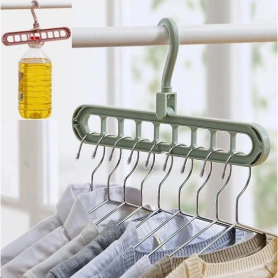 KeiKei Magic Hanger Instant 9 in 1 Gantungan Baju Ajaib Gantungan Baju 9 in 1