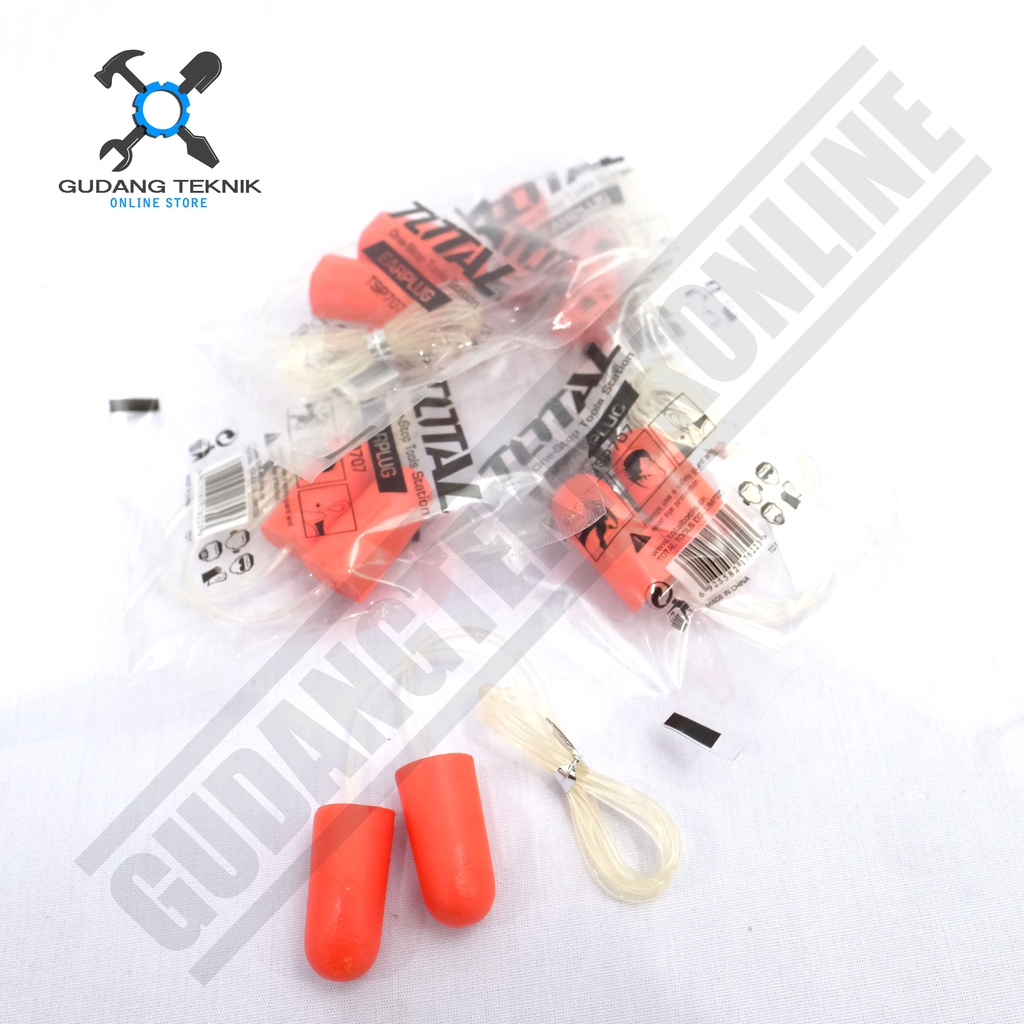 Earplug TOTAL TSP707 / Pelindung Telinga Anti Bising Kerja Tidur TSP 707 TOTAL Sumbat Kuping