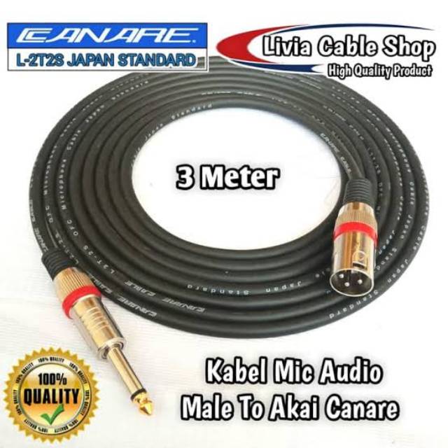 KABEL MIC JAPAN | LOW NOISE |KABEL MIC CANARE
