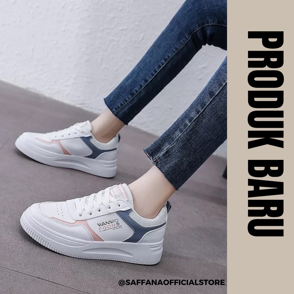 Sepatu Sneakers Wanita korea Wanwo new F-GON/Sepatu wanita/Sepatu Korea/Sepatu Sneakers Wanita/Sepat
